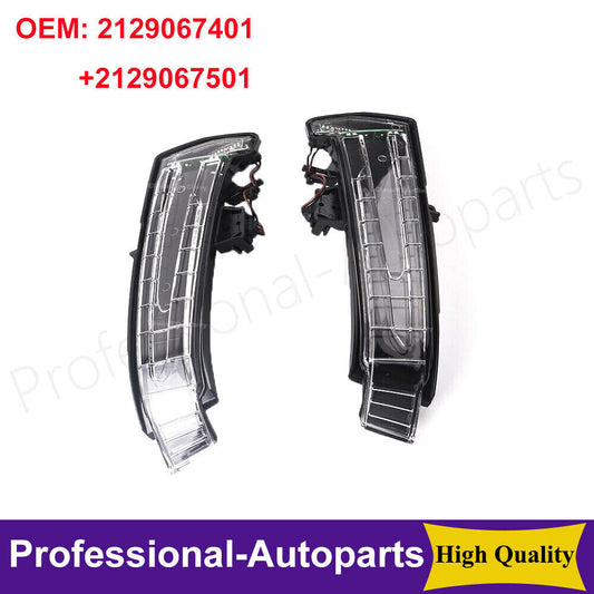 LED turn signal side mirror covers suitable for Mercedes-Benz W204, W212, W221, E350, GLK350