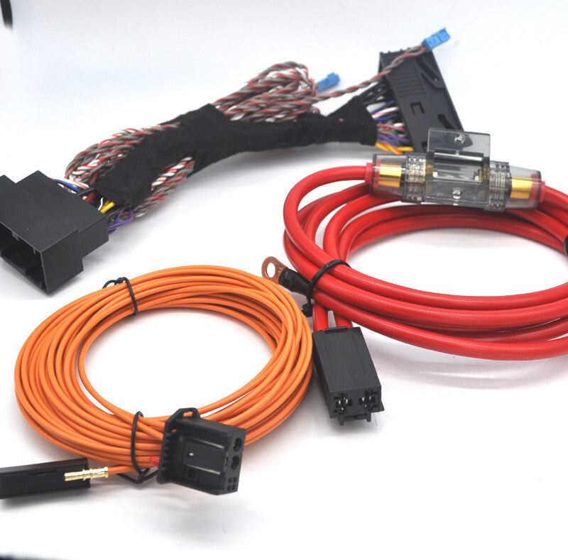 retrofit fibre power cable kit for BMW F10 F01 F15 F30 Harman Kardon Logic 7 BO