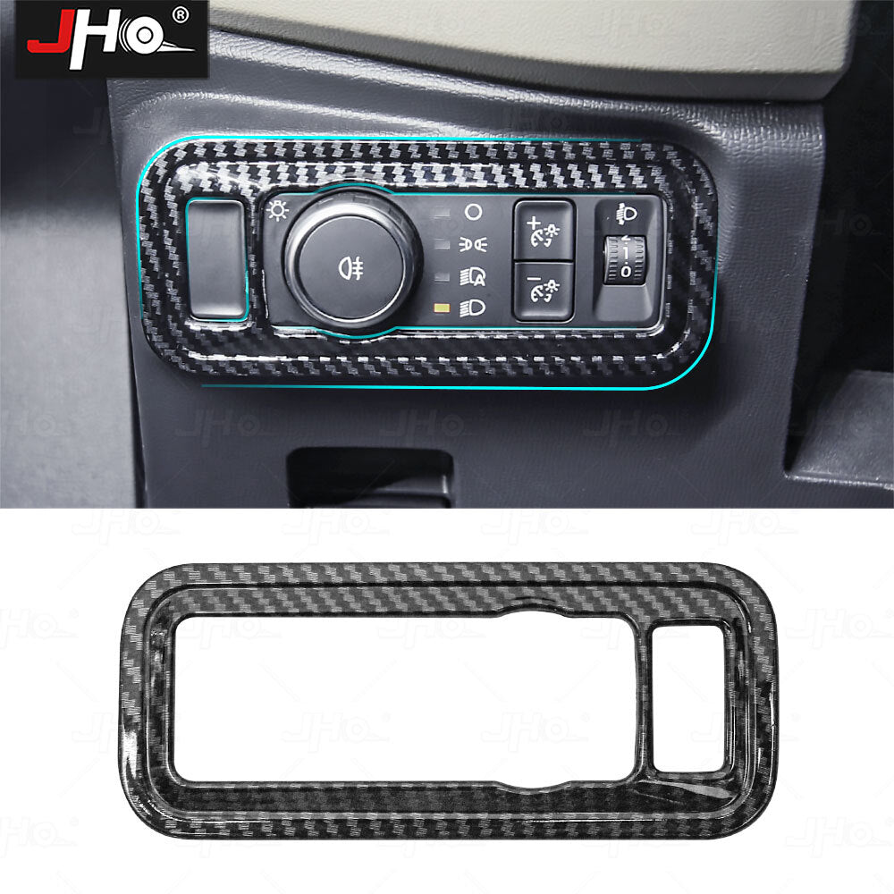 2pcs Headlight Adjustment Switch Button Cover Trim for Ford Bronco 2021-2024