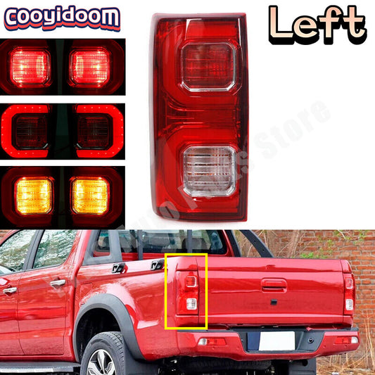 Left for JAC T8 Pickup LHRH Rear Tail Light Brake Lamp With Bulbs Wire Harnes