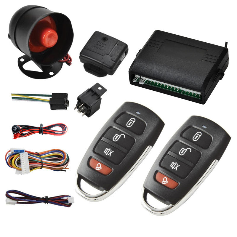 1 Way Anti-Thelf Car Alarm System 2Pc Remote Control Central Door Lock Keyless