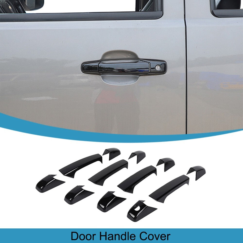 Black Door Handle Cover Trim for Chevrolet Silverado/Suburban/ for GMC - for SIERRA / 07-13