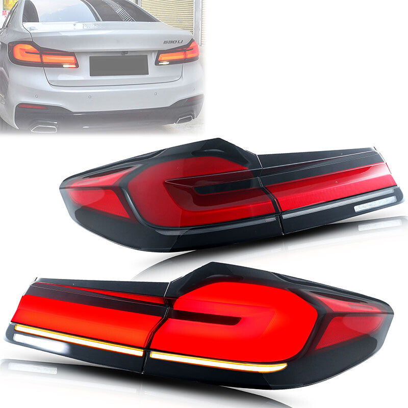 Sequential Rear Lamps LED Tail Lights for BMW G30 M5 F90 5 Series 2017-2020 Pair