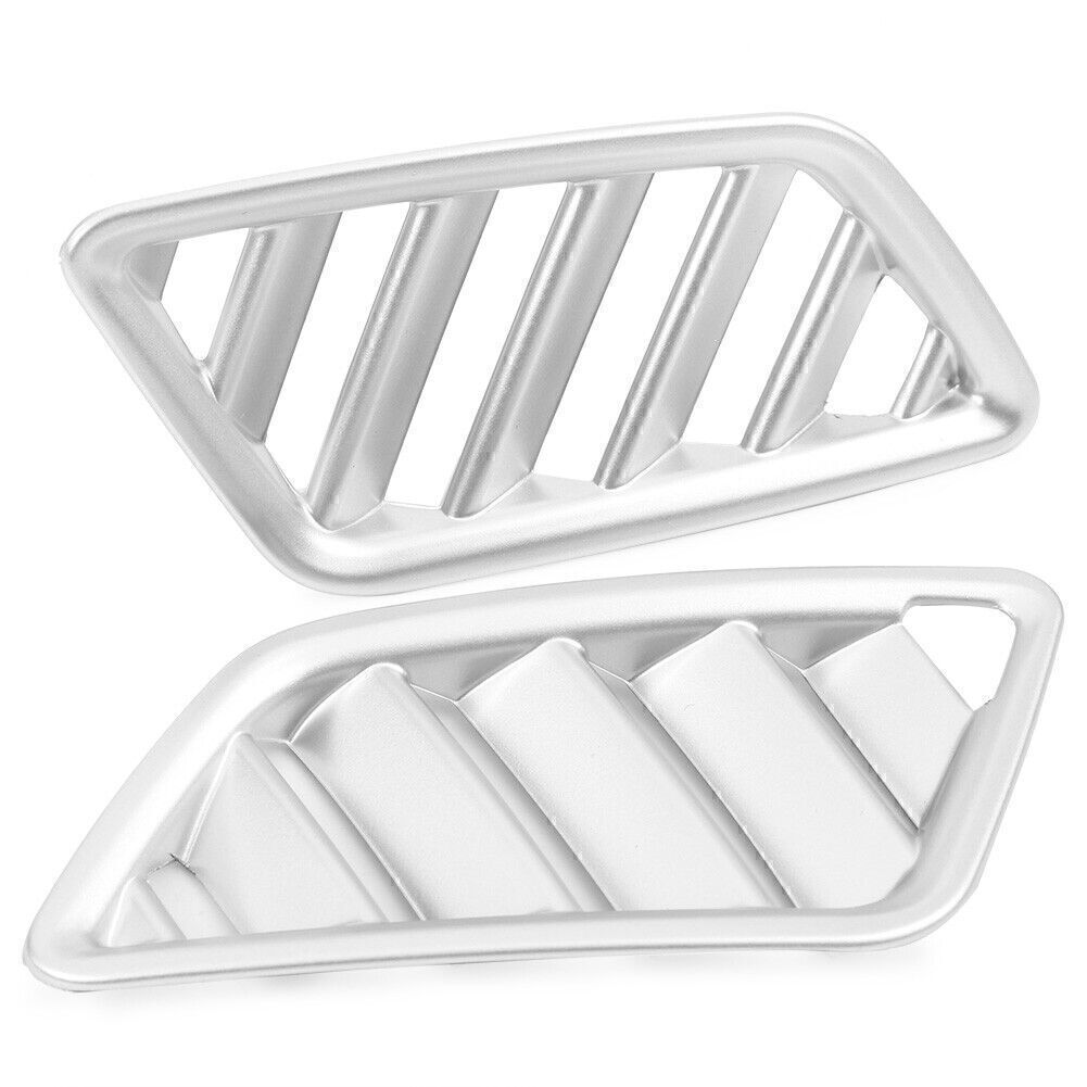 Front Upper Air Vent Outlet Cover Trim Silver for Mitsubishi Eclipse Cross 2018