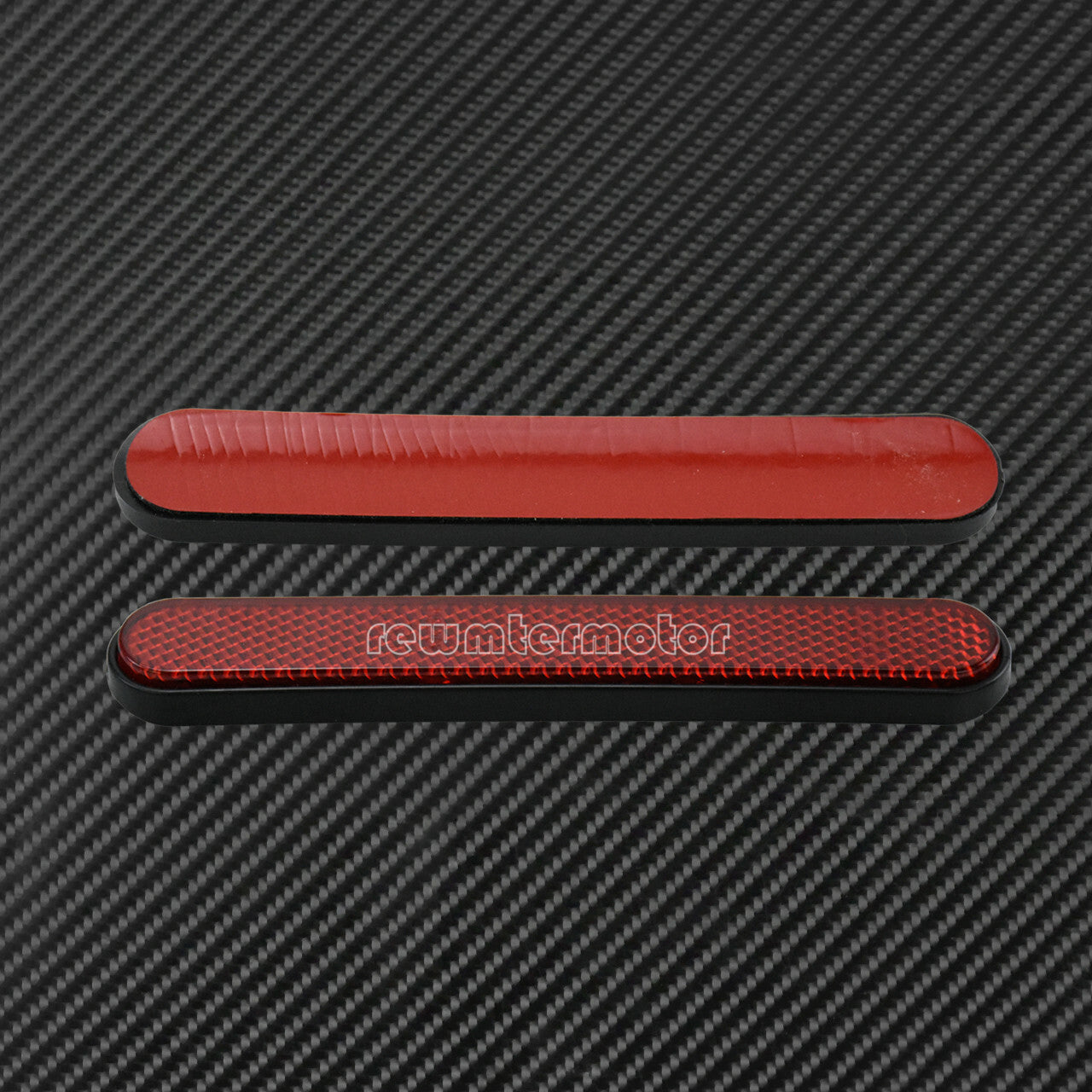 Front Rear Red Reflector Sticker Saddlebag Latch Lower Fork Fit for Harley Sportster