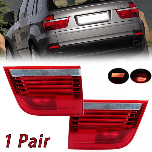Pair Inner Side Tail Light Rear Brake Lamp for BMW X5 E70 2007 2008