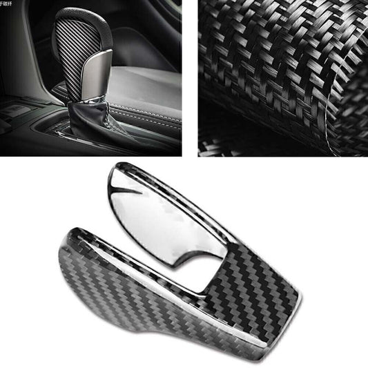Carbon fiber automotive gear shift knife cover trim suitable for Subaru Fitester 2013 - 2018 (Part 2)