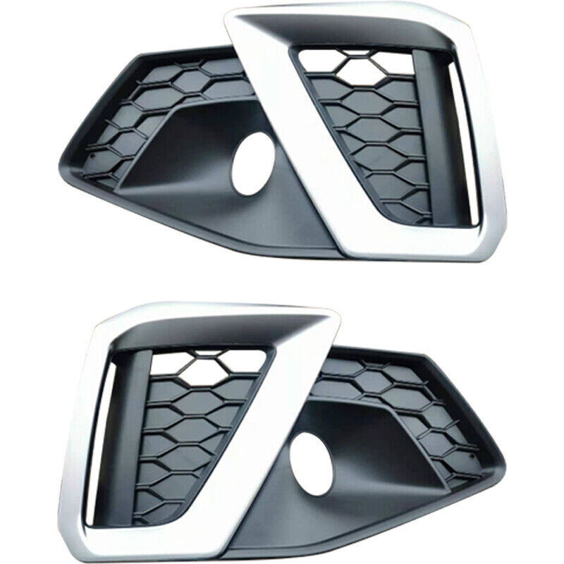 ABS electroplated front bumper fog light protection cover grille suitable for Audi for A4 B9 Sport 2020-2022