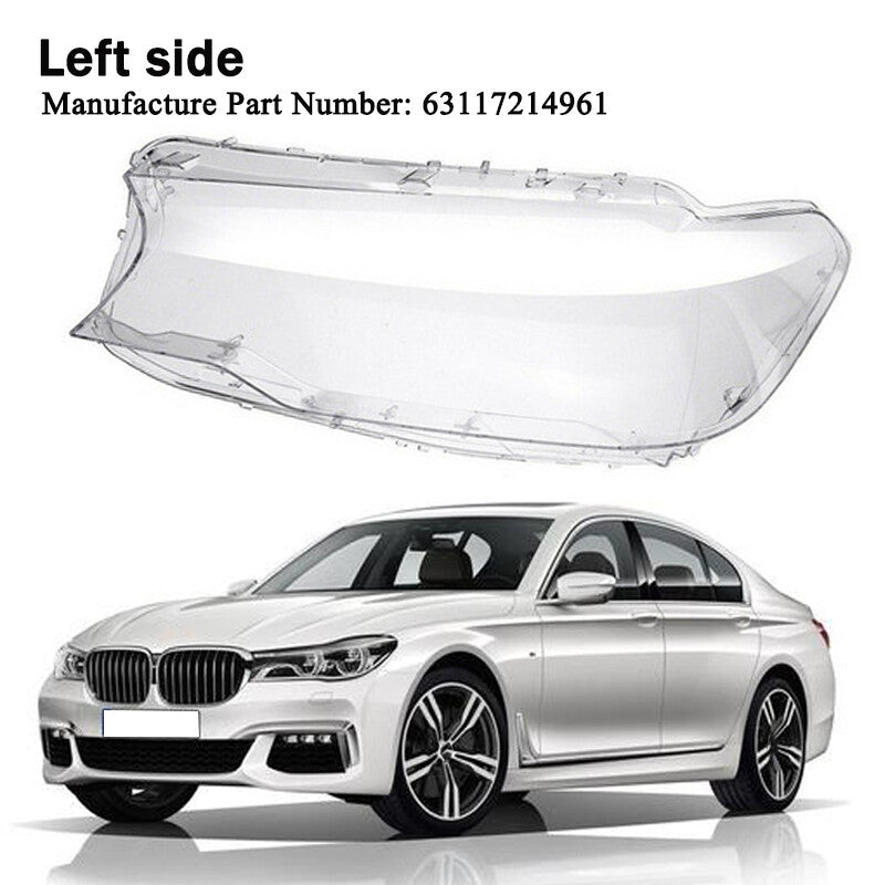 Left headlight lens cover for BMW 5 Series G30 G31 G38 2017 2018