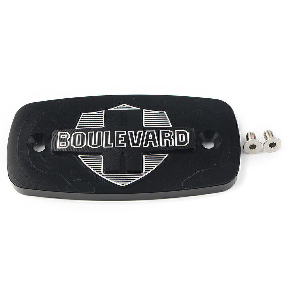 Brake Master Cylinder Cover Reservoir Cap for Suzuki Boulevard M109R 2006-19 BLK