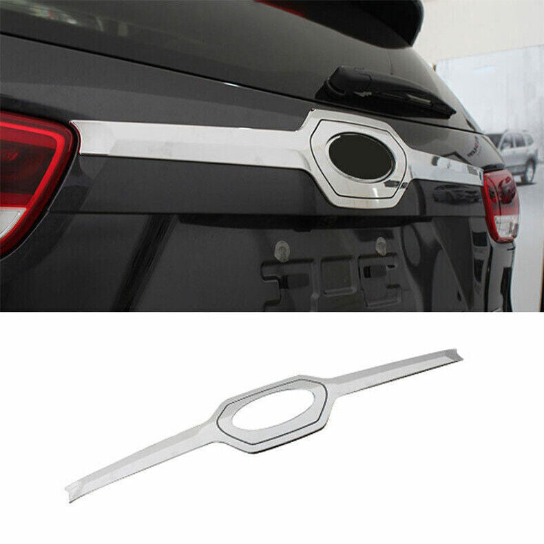 for Kia Sorento 16-2020 Chrome Rear Door Trunk Lid Tailgate Strip cover Trim 1P