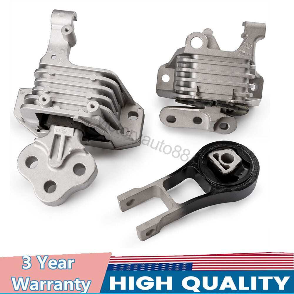 3-piece engine, motor, and transmission mounting kit for Jeep Cherokee 2.4L 14-19 68192831AF