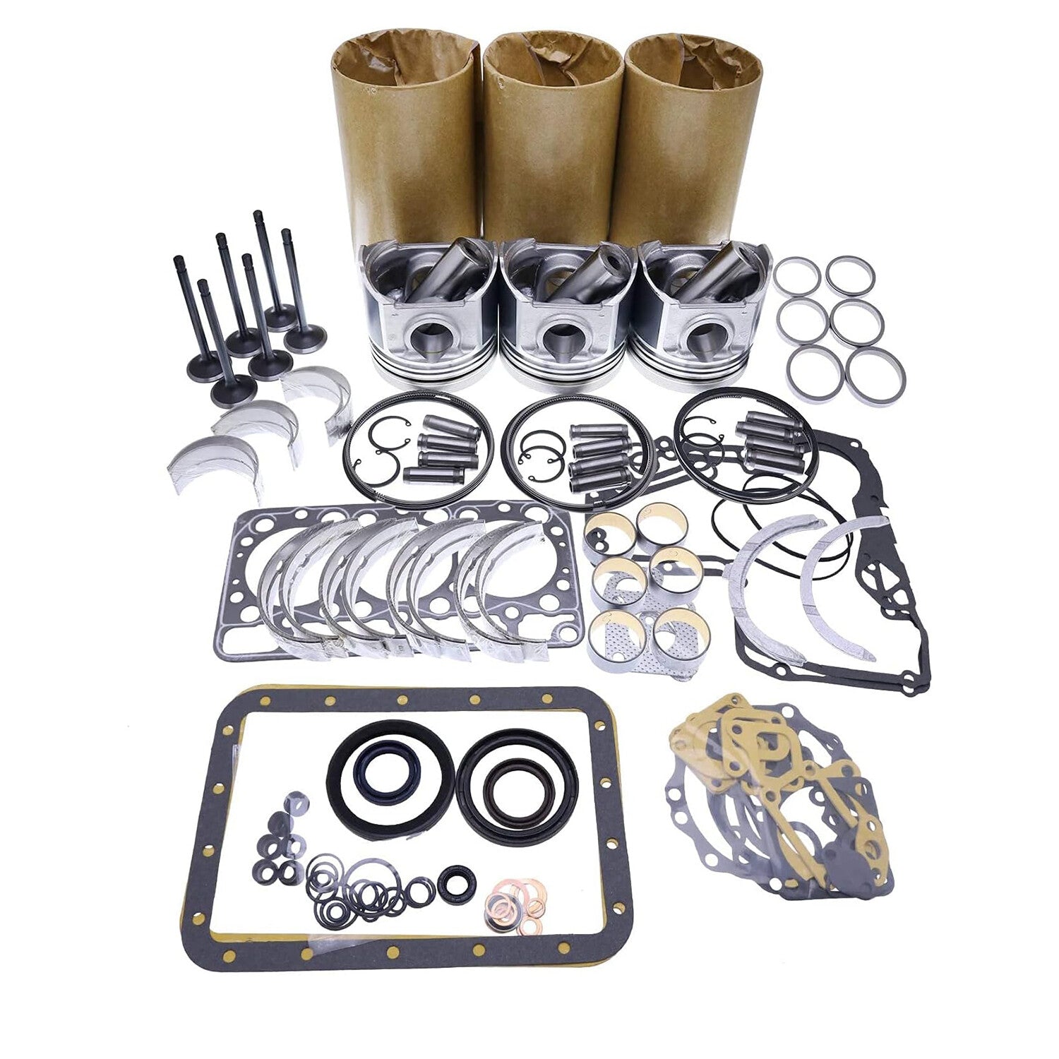 D1402 D1402BA Overhaul rebuild Kit For Kubota Engine KH91 Clar 643 Bobcat 225