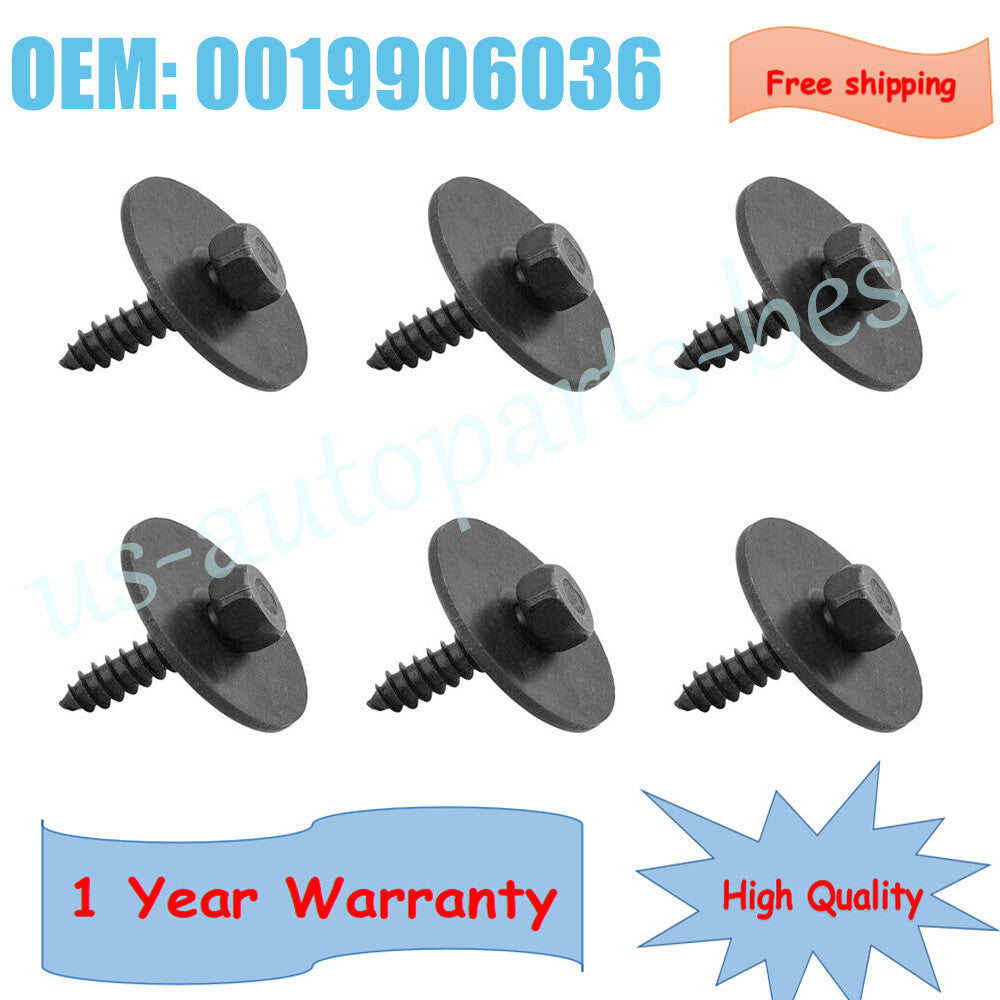 for Benz W203 W204 W207 6x Under Engine Sheet Metal Under Cover Screw