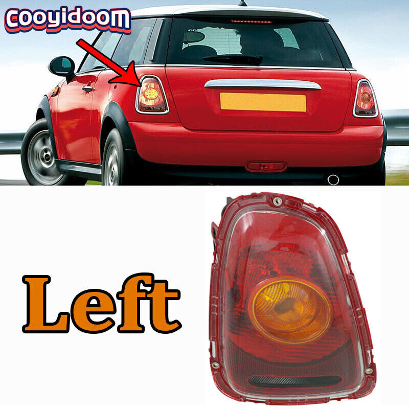 For COOPER 2007 2008 2009 2010 Left TAIL LAMP Yellow Turn Indicator Hatchback