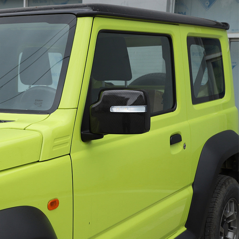 Exterior Rearview Mirror Shell Cover Trim for Suzuki for jimny 2019-23 Carbon Fiber