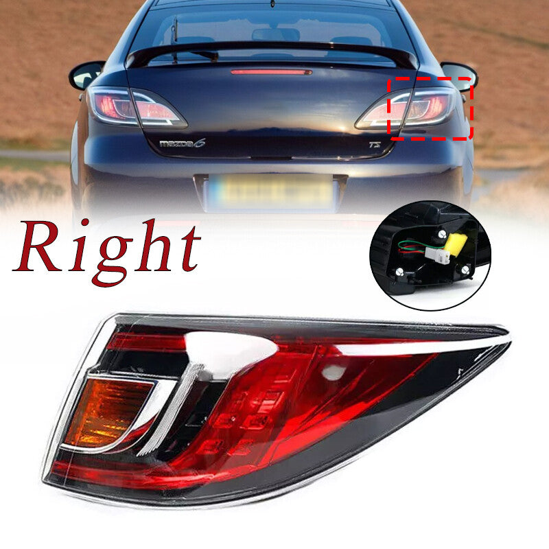 Outerside LED taillights and brake lights for Mazda 6 GH 2008, 2009, 2010