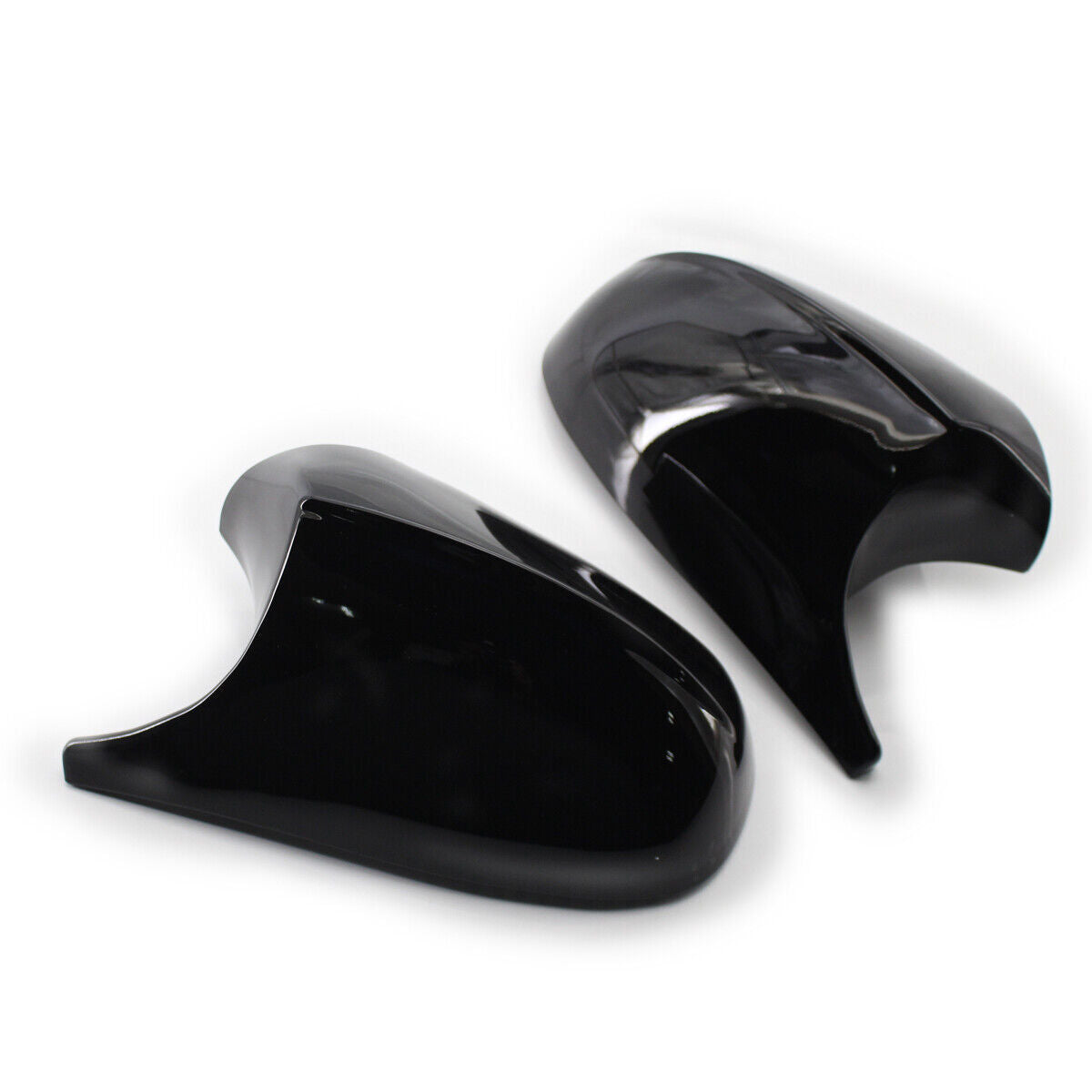 M3 Style Glossy Black Side Mirror Caps for BMW E90 E92 E93 LCI 2-Piece Set