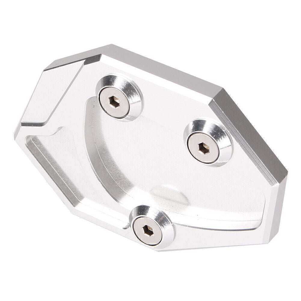 Fit for Kawasaki GTR1400 2008-11 ZX-4R 2011-12 Motor Kickstand Side Stand Pad SILVER