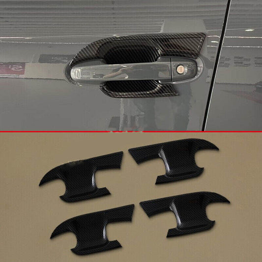 for Subaru Crosstrek 2024-2025 Carbon Fiber Door Bowl Cover Trims Accessories