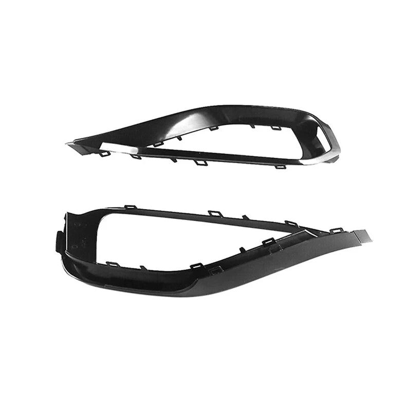 A pair of front bumper fog light frames for BMW 4 Series F32, F33, F36 (2013-2016).