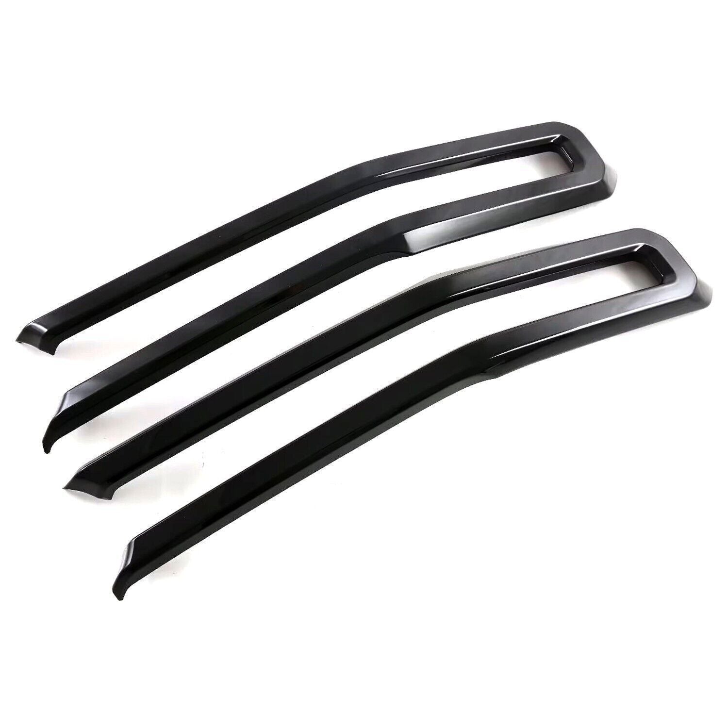 for Ford Ranger 24-2025 Front Center Radiator Grill Cover Trim Glossy Black 4P