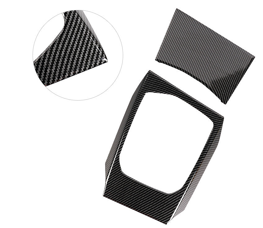 for BMW 3-Series G20 19-23 Carbon Fiber Central Console Gear Shift Frame Trim 2P