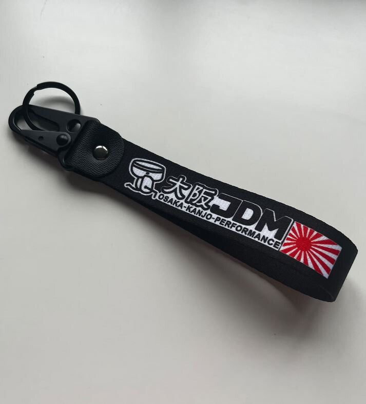 Car keychain metal key ring badge lanyard black Mugen for Honda for Acura new models