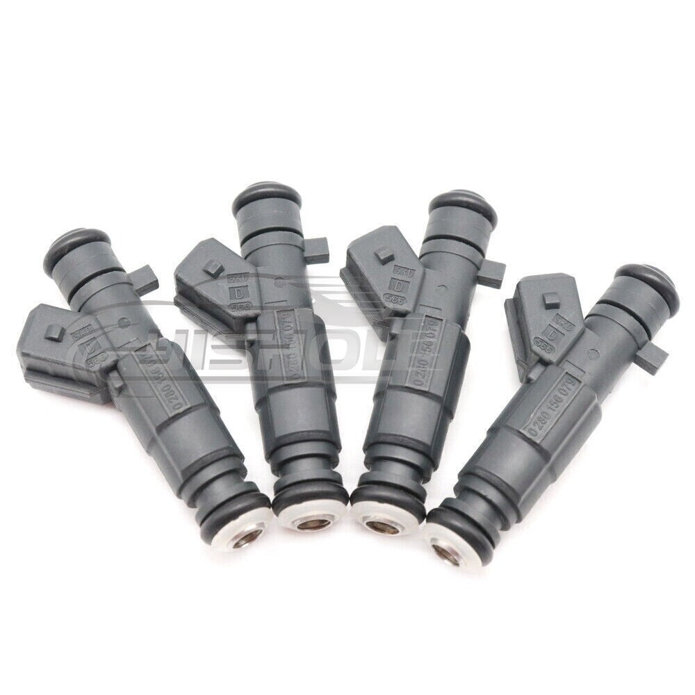 4-pack 0280156079 fuel injectors for ROVER for MG ZT-T ZS 75 1.8T 1.8LK series turbochargers