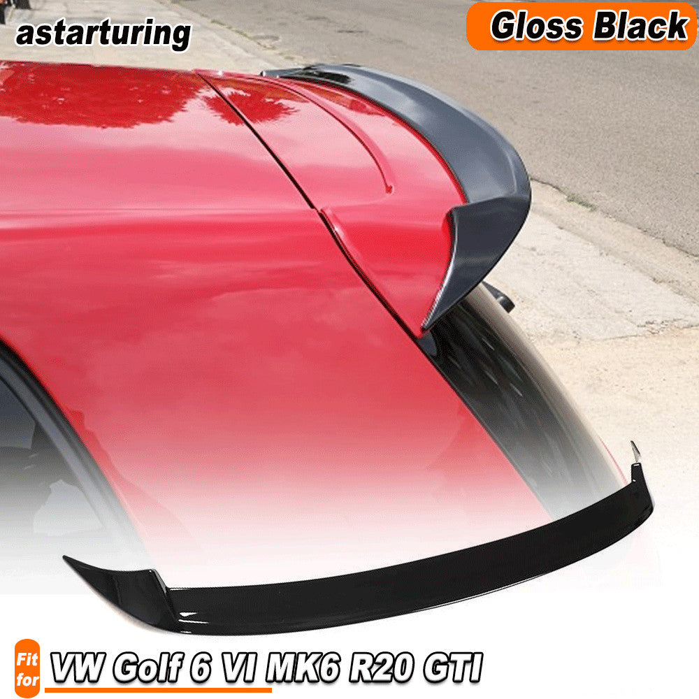 Gloss Black Rear Roof Spoiler Wing for Volkswagen for Golf 6 VI MK6 R20 GTI 2010-13