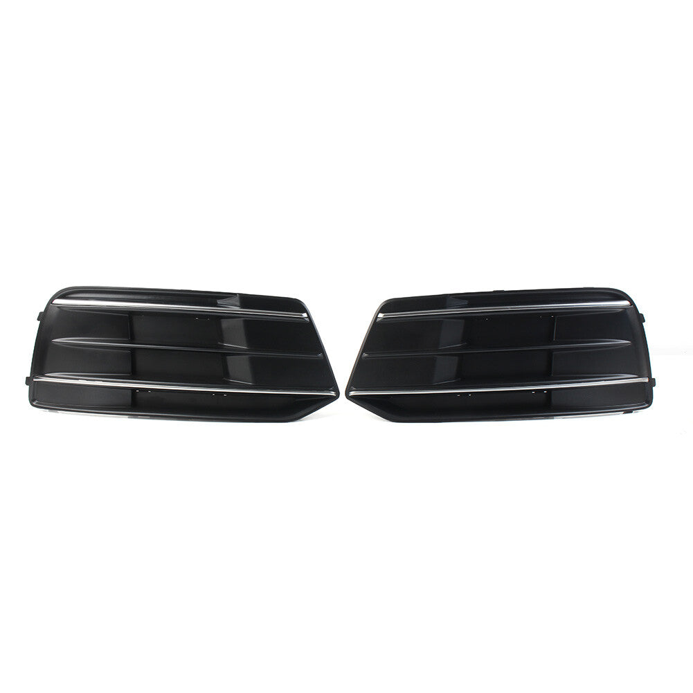 Front Bumper Fog Light Grille Grill Cover for Audi Q5 2018-2022