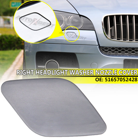 DE COVER HEADLIGHT CLEANING for BMW X6 E71 E72 2009-2014 CAP RIGHT NEW