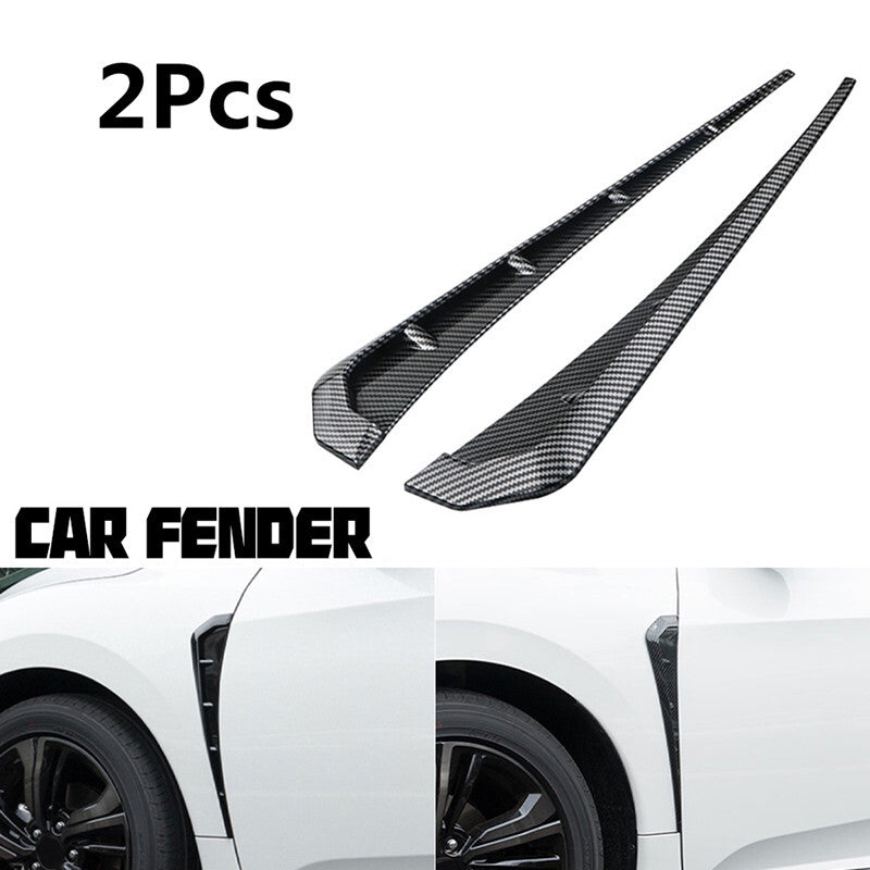 Carbon fiber Air Vent Sticker Decorative Shark Gills Simulation Outlet Side Vent