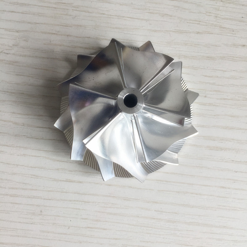 RHF5/RHF55 46.30/60.00 mm 6+6 Blade Performance Turbine Blank Compressor Wheel
