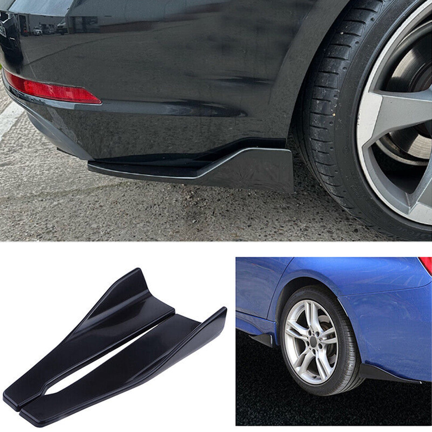 Car Side Skirts Rear Bumper Lip Strip Splitter Spoiler Side Skirt for Nissan
