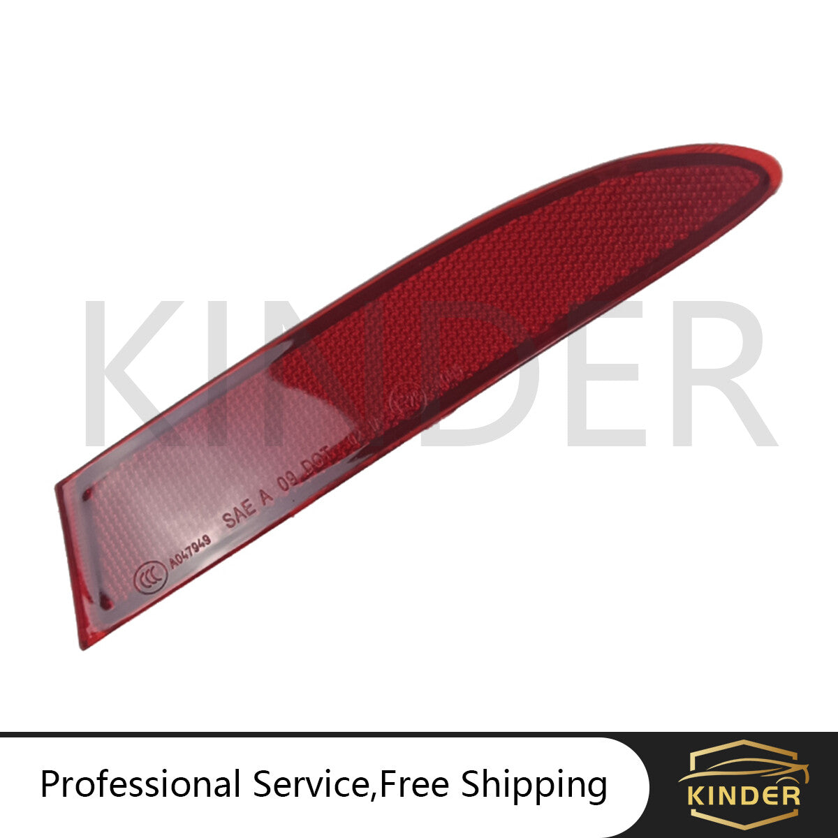 Red Right Side Rear Bumper Reflector Light Assembly Fit for BMW X3 F25 2011-2014