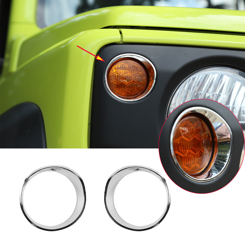 Chrome ABS Front Turn Signal Light Lamp Cover for Suzuki for Jimny 2019+ Accessories