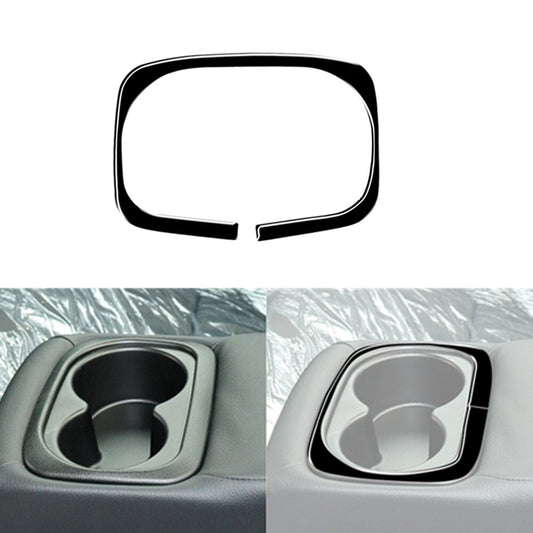 Piano Black Rear Drain Cup Holder Frame Cover Trim for Honda for Civic 8th 2006-2011
