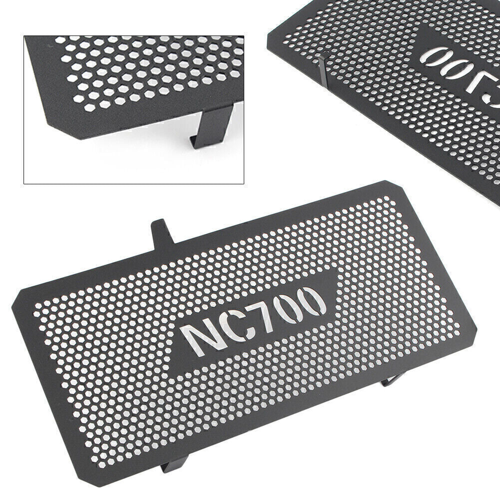 Fit for Honda NC700X NC700S 2012-2018 Front Radiator Engine Cooler Grill Cover Black