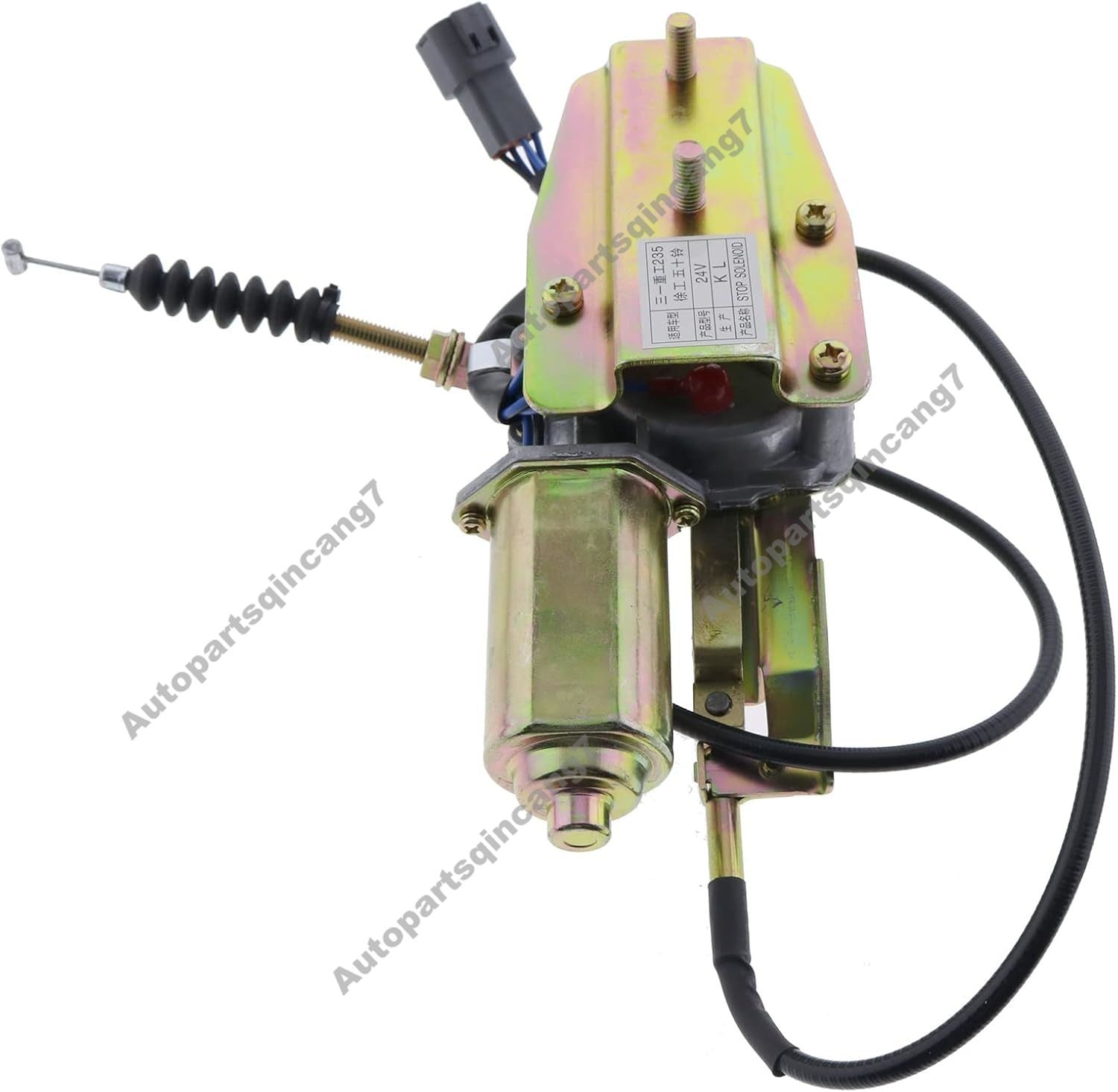 24V Stop Solenoid 0C29-1819002270 for Isuzu Engine CASE Excavator XCG210 XG820