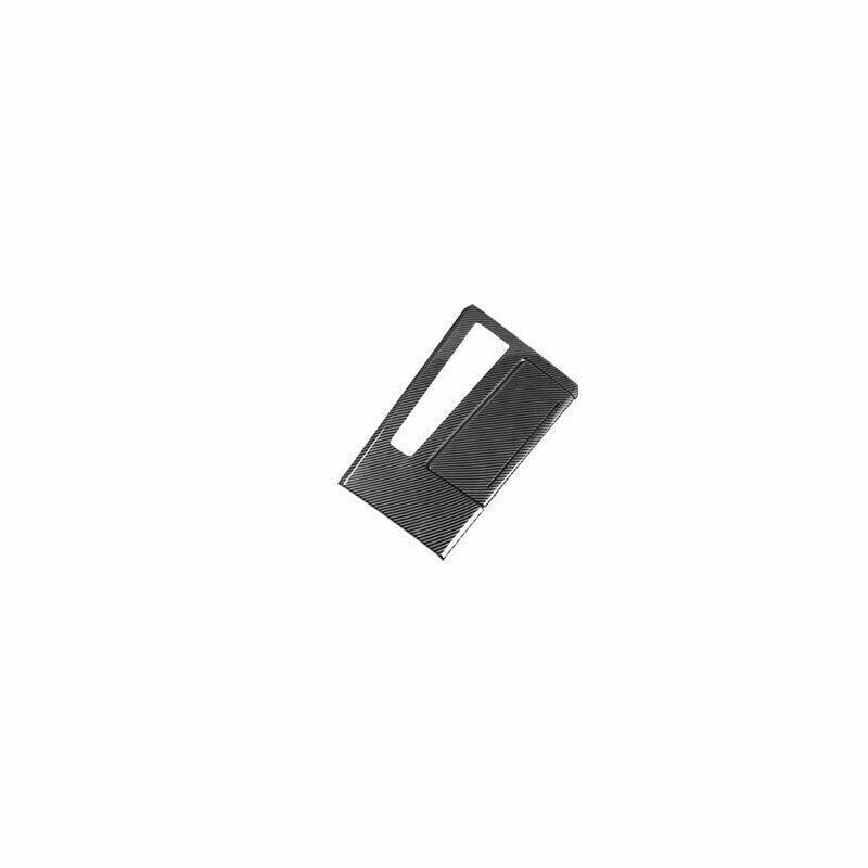 for Audi A6 A7 2019-2024 Carbon Fiber Steel Center Console Gear Shift Panel Trim