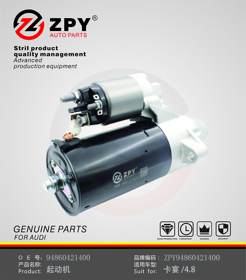 ZPY for Porsche 92A for Cayenne Macan 3.0L 3.6L 4.8L Ignition Starter 94860421400