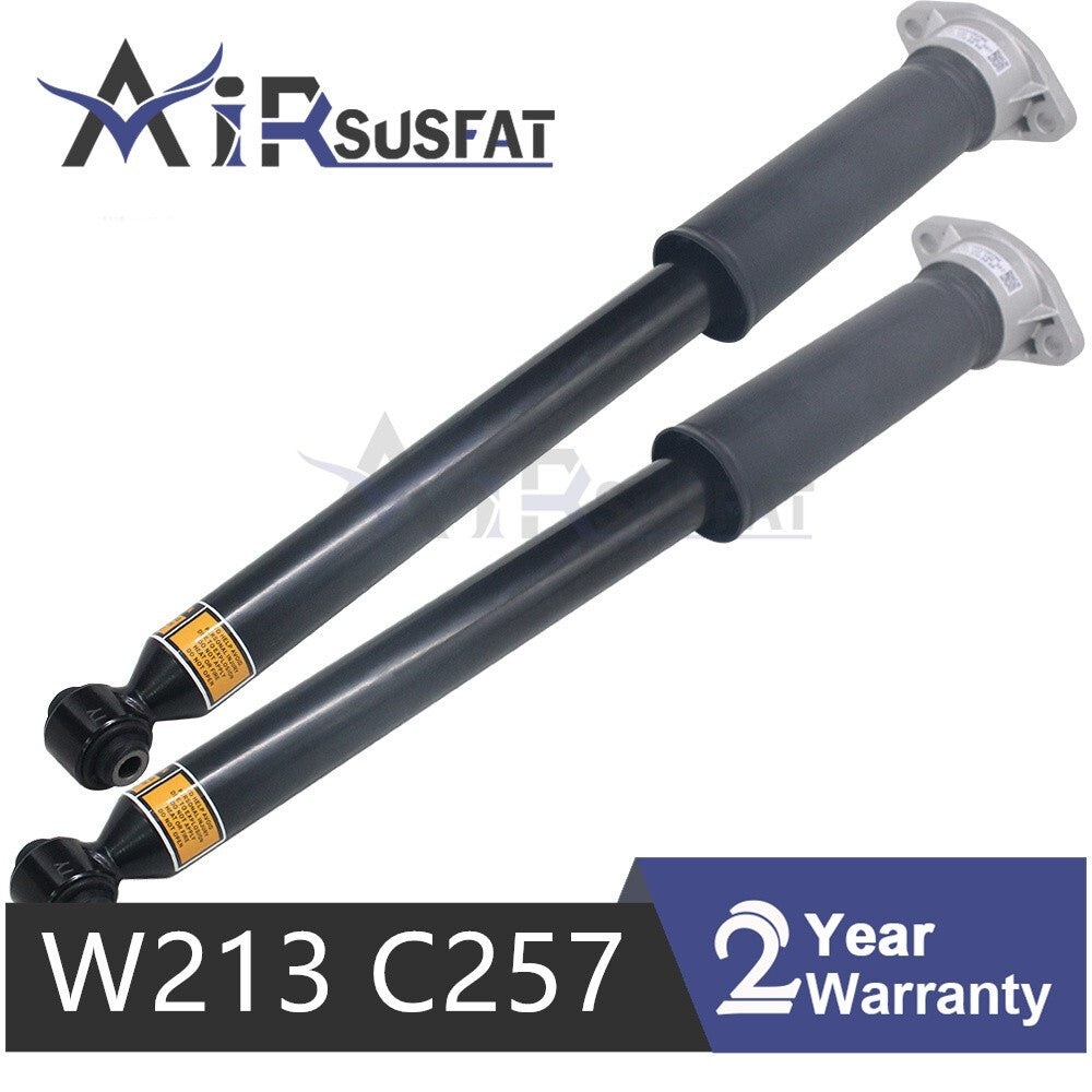 2x Rear for Mercedes W213 C257 E CLS Class Suspension Shock Absorber W/O ADS
