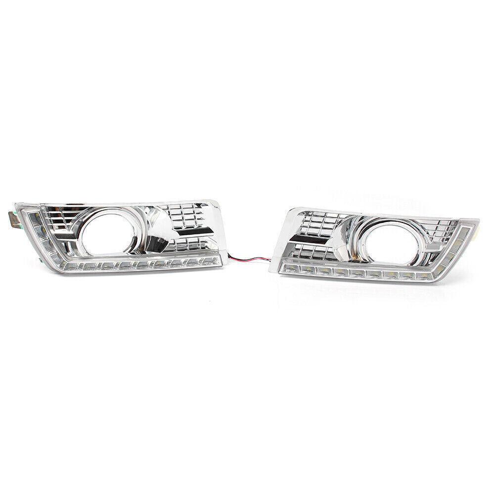 3 Color LED Daytime Running Fog Lights Lamp for CADILLAC SRX 2012-2016 15