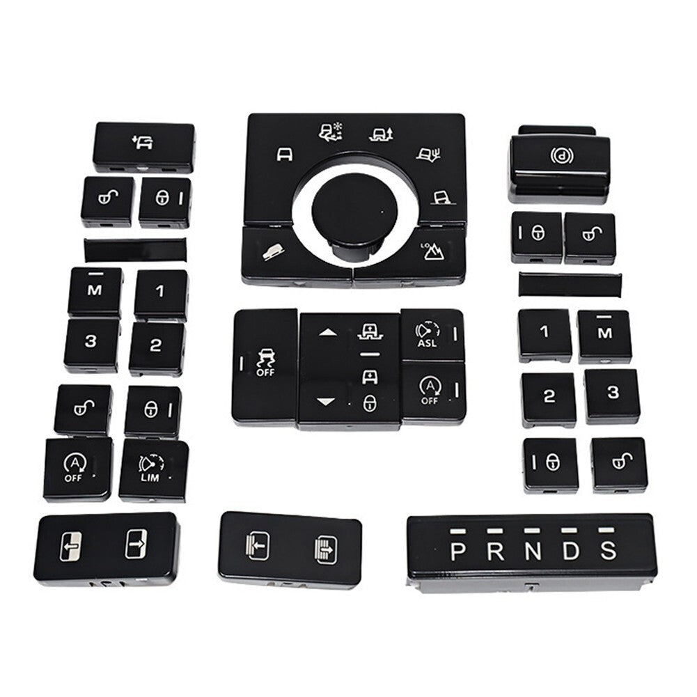 Car Terrain Mode Switch Center Console Button Cover for Land Rover L405 2013-17