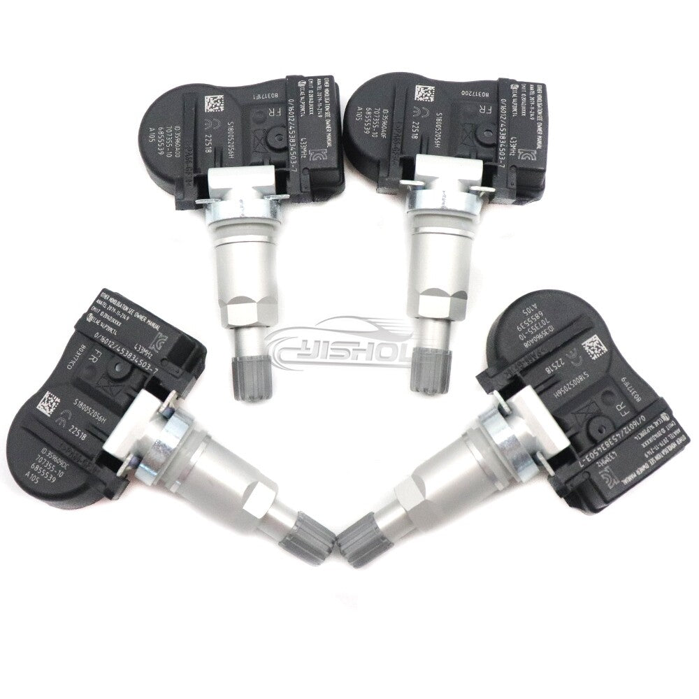 4x 6855539 TPMS Tire Pressure Monitor Sensor for BMW F20 3ER F30 4ER X5 TPM222