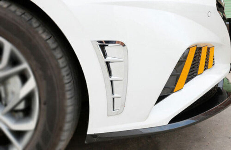for Hyundai Sonata 2020-2023 Chrome Air Flow Vent Side Fender Cover Frame Trim