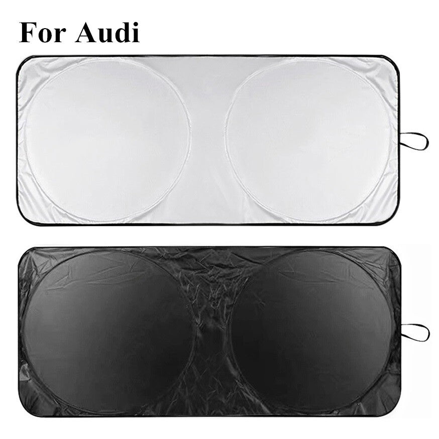 for Audi Car Large Windshield Sun Screen Visor Shade UV Block Foldable Cover