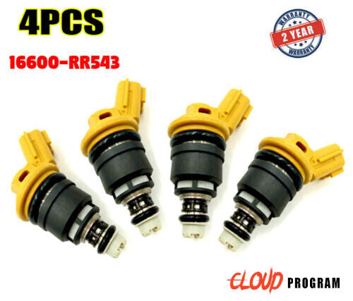 for Nissan SR20DET Fairlady-Z32 300ZX Fuel Injectors 550CC 16600-RR543 (4pcs)
