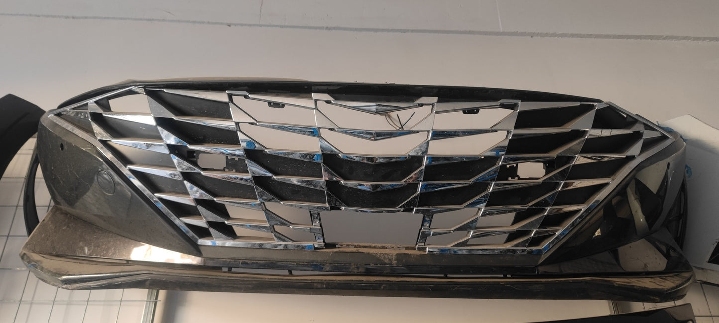 Chrome Front Bumper Grille For 2021 2022 2023 for Hyundai for Elantra Sedan 86351AA000